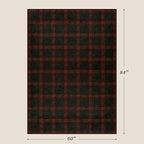 JTJ Easy Jute Buffalo Plaid Rug 5x7, Black & Red, Washable Outdoor Rug - Image 2