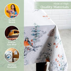Maison d' Hermine Table Cloth Rectangle Table Reusable 100% Cotton 60"x108" - Image 3