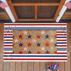 Moucuny 2 Coir Outdoor Mat,Non Slip, 24'' X 35'',16'' X 28'', Star by Moucuny