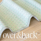 Over&Back 18x108 Hand-Blocked Printed Cotton Table Runner - Washable Table Runners for a Custom Home Decor Tablescape - Perfect for Coffee Table, Dinner Table, Living Room, and More - Green Leaf - Image 6