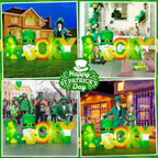 Danxilu 6 FT Long St Patricks Day Inflatables Outdoor Lucky Letters Gnome - Image 2