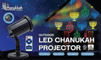 Hanukkah Holiday Projector Lights Outdoor - Waterproof Chanukah LED Light Projector - House Light Show Projector Outdoor - Hanukkah Lights Decorations - Image 4