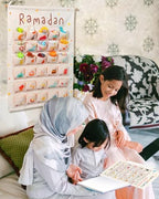 Swooflia Ramadan Countdown Calendar for Kids - 2026 EID Advent Days Empty Pockets with Good Deeds List for Islamic Muslim Mosque Mubarak Home Decorations Gifts Decor for Home Wall زينة رمضان - Image 6