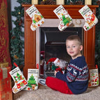 Zhanmai 24 Pcs Color Your Own Christmas Stocking Kit, Merry Xmas - Image 5
