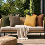 a moment Waterproof Throw Pillow Covers Set of 4,20x20 Inch Outdoor Stain Resistant Pet Friendly Pillowcases Cushion Covers for Patio Sofa and Living Room,Amber Woods - Image 7