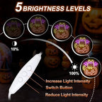 Halloween Cat Pumpkin Neon Sign, 13.4x13 Inch LED Wall Decor Light - Image 3