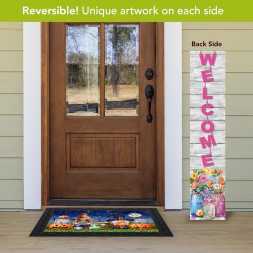 Briarwood Lane Spring Double Sided Reversible Pine Porch Leaner 47x9.5 Floral Mason Jars For Spring Porch Leaner - Image 3