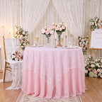 LuoluoHouse 2 Packs 60 x 120 Inch White Lace Rustic Table Cloths Vintage - Image 5