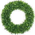Green Boxwood Wreaths for Front Door Realistic 22Inch All Season Eucalyptus by LZNPAArtificialPlants