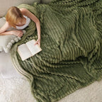 Bedsure Soft Queen Size Blanket for Bed Moss 90"x90" - Image 4