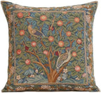 William Morris Woodpecker Tapestry Throw Pillow Cover 19 x 19 in by CCharlotteHomeFurnishings