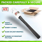 White Flags for Marking Yard - 4x5x15 Inch Invisible Fence Flags for Dogs - 50 Pack - Dog Invisible Fence Training Marker & Boundary Training - Image 3