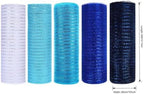 5 Rolls Christmas Deco Mesh Ribbon for Wreaths Crafts Supplies - Image 4