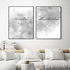Set of 3 Islamic Floral Calligraphy Black White Canvas Painting Print Flower Wall Art Muslim Poster Decorative Pictures Living Room Decor No frame - Image 4