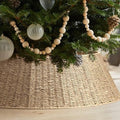 Hommtina Christmas Tree Collar- 42",Christmas Tree Base Christmas Basket Collar for Home, Living Room,for Covering Tree Stand (Burlywood4, 42 in) by Hommtina