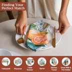 Maison d' Hermine Cloth Napkins Set of 4 Reusable 100% Cotton (20" x 20") - Image 4