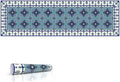 Heat Resistant Table Runner, 39 x 12 Inch - Eastern Star Design by IRI-GIRI