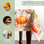 Maison d' Hermine Table Cloth Rectangle Table Reusable 100% Cotton 60"x90" - Image 3