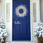 Winter Wreaths for Front Door 24 Inch Artificial Winter Wreath White Berry Wreath for Indoor Outdoor Window Wall Christmas Holidays - Image 6