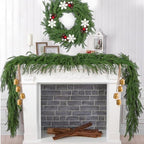 Hananona 2Pcs 6FT Christmas Garlands, Real Touch Norfolk Pine Garland - Image 4