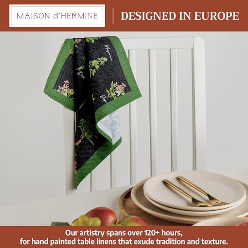 Maison d' Hermine Cloth Napkins Set of 4 Reusable 100% Cotton (18" x 18") - Image 2