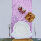 Lavender Sequin Table Runner 6 Pack, 12''x108 Glitter Table Runner - Image 3