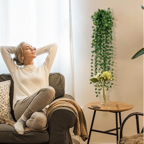 60 Pack 430Ft Fake Plants Artificial Vines for Room Decor, Faux ivy Greenery Garland for Home teen girls bedroom living Aesthetic Farmhouse Dorm Wall Decoration, Wedding Easter Christmas Party Gift - Image 6