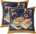 Erosebridal Happy Hanukkah Decorative Pillow Covers, Passover Throw Pillow Covers 24X24 Set of 2, Festive Hexagram Cushion Cases for Couch Bed Sofa Home Decor by Erosebridal