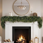 Hananona 6 FT Pre-lit Christmas Garlands, Faux Cedar Pine Garland, 1 Pcs by HANANONA