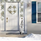 Glitzhome 42" H Lighted Wooden Nativity Porch Sign, Decorative Joy Hanging Plaque for Christmas, Farmhouse Xmas Nativity Porch Decor Hanging Sign for Christmas Holiday Home Front Door Porch Decor - Image 7