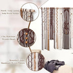 MEIVINES Macrame Wall Hanging Large Boho Tapestry Macrame Wall Art Decor - Image 7