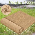 Buryeah 1 Pack 72 Inch X 33 ft Burlap Fabrics Roll Natural Jute Garden - Image 2