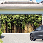 Bamboo Garden Garage Door Banner 6x13FT, Green Bamboo Fence Garage Door Cover, Large Outdoor Nature Decoration for Garage Doors, Patio & Yard - Image 2
