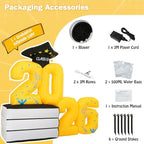 Lewondr 5.7FT Graduation Inflatable Outdoor Decoration 2026 Marquee Numbers - Image 5