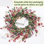 Artgar Front Door Wreath 24 Inch Spring/Summer Wreaths for Front Door - Image 3