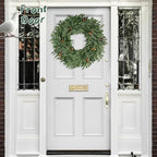 24 Inch Large Eucalyptus Olive Wreaths for Front Door with Olives - Image 6