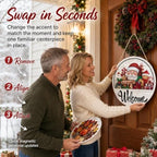 16 PCS Interchangeable Welcome Sign for Front Door Seasonal Porch Decor - Image 2