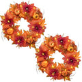 20 Inch Fall Wreaths for Front Door, Fall Decorations for Home by Siyaluens