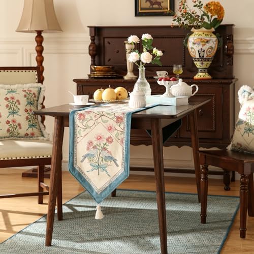 Patdrea Designer Elegant Velvet Table Runner,12"X102"-Montebourg B - Image 7