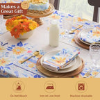 Maison d' Hermine Placemats Set of 4 Reusable 100% Cotton (13"x19") - Image 5