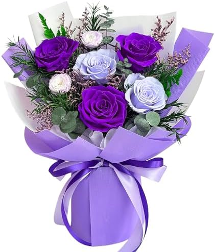 Vrioca Flowers for Delivery, Preserved Flowers Bouquets, Birthday Gifts for Women Mom by VRIOCA