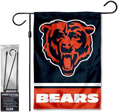 Bears Bear Head Garden Flag and Stand Pole Holder Mount by WinCraft