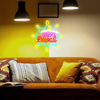 Retisee Happy Diwali Neon Sign Diwali Diya Party Decoration - Image 5