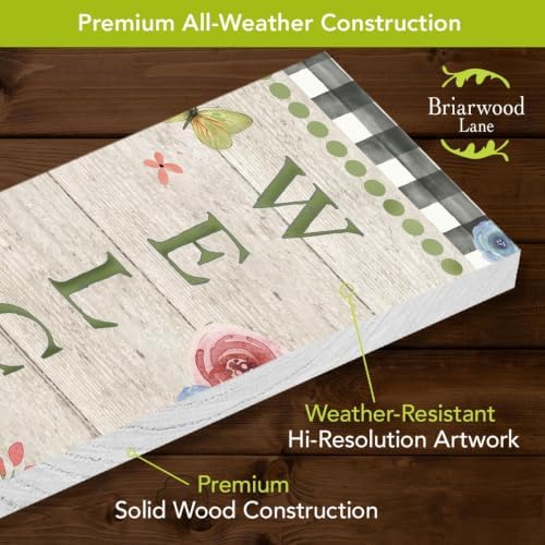 Briarwood Lane Spring Double Sided Reversible Pine Porch Leaner 47x9.5 Seasonal Trucks For Spring Porch Leaner - Image 5