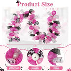 Pink Halloween Garland, Ghost Garland for Mantel, Farmhouse Halloween Decor - Image 3