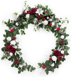 Ling's moment Christmas Artificial Flower Garland Wedding Arch 6 FT by LingsMoment