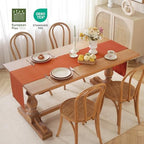 100% Pure French Linen Table Runner (Caramel,14x132 Inch) - Image 2