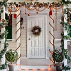 Bucherry 4 Pcs Christmas Wood Bead Garland 28.8 Feet, Coffee - Image 5