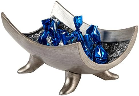 Creative Scents Schonwerk Silver Centerpiece Bowl - Coffee Table Decor - Centerpiece Table Decorations for Dining Room Living Room or Entry Table - Decorative Bowl - Best Wedding/Birthday Gift - Image 5