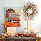 24 Inch Fall Wreath for Front Door with Pinecones & Red Berry - Image 6
